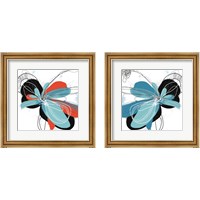 Framed 'Flower Dances 2 Piece Framed Art Print Set' border=