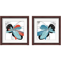 Framed 'Flower Dances 2 Piece Framed Art Print Set' border=