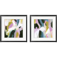 Framed 'Hillside Dusk 2 Piece Framed Art Print Set' border=