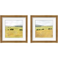 Framed Soft Fieldscape 2 Piece Framed Art Print Set