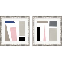 Framed 'Color Blocks 2 Piece Framed Art Print Set' border=