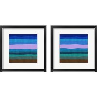 Framed Blue Ridge Abstract 2 Piece Framed Art Print Set