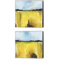 Framed 'Gilt Meadow 2 Piece Canvas Print Set' border=