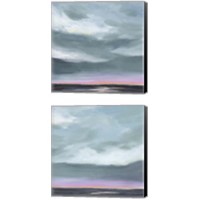 Framed 'Amethyst Marsh 2 Piece Canvas Print Set' border=