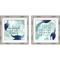 Framed Mermaid Inspirations 2 Piece Framed Art Print Set