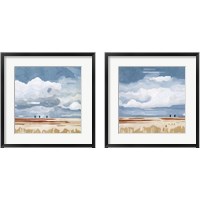 Framed 'Prairie Landscape 2 Piece Framed Art Print Set' border=