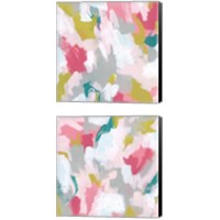 Framed Pink Scramble 2 Piece Canvas Print Set