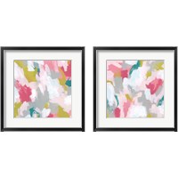 Framed Pink Scramble 2 Piece Framed Art Print Set