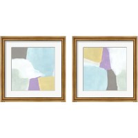 Framed 'Cloud Block 2 Piece Framed Art Print Set' border=