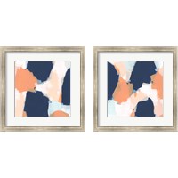 Framed 'Confetti Impression 2 Piece Framed Art Print Set' border=