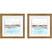 Framed Rainbow Horizon 2 Piece Framed Art Print Set