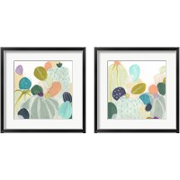 Framed 'Candy Cactus 2 Piece Framed Art Print Set' border=