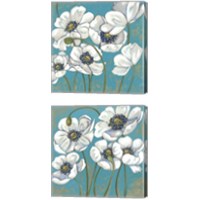 Framed Lakeside Poppies 2 Piece Canvas Print Set