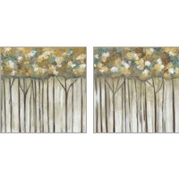 Framed 'Golden Canopy 2 Piece Art Print Set' border=