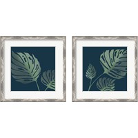 Framed 'Monstera  2 Piece Framed Art Print Set' border=