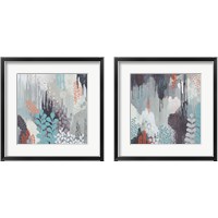 Framed 'Gray Forest 2 Piece Framed Art Print Set' border=