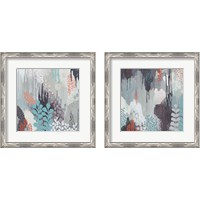 Framed 'Gray Forest 2 Piece Framed Art Print Set' border=