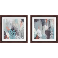 Framed 'Gray Forest 2 Piece Framed Art Print Set' border=