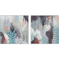 Framed Gray Forest 2 Piece Art Print Set