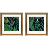 Framed 'Dramatic Tropical 2 Piece Framed Art Print Set' border=