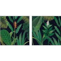 Framed Dramatic Tropical 2 Piece Art Print Set