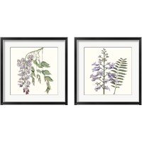 Framed 'Graceful Botanical 2 Piece Framed Art Print Set' border=
