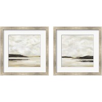 Framed Cloudy Coast 2 Piece Framed Art Print Set