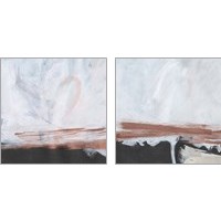 Framed 'Tundra Sunset 2 Piece Art Print Set' border=
