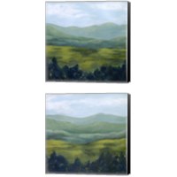 Framed 'Open Valley 2 Piece Canvas Print Set' border=
