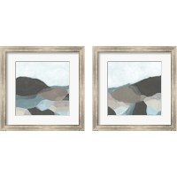 Framed 'Riverbend Valley 2 Piece Framed Art Print Set' border=