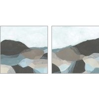 Framed 'Riverbend Valley 2 Piece Art Print Set' border=