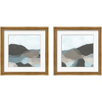 Framed 'Riverbend Valley 2 Piece Framed Art Print Set' border=