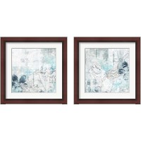 Framed 'Ocean Abstraction 2 Piece Framed Art Print Set' border=