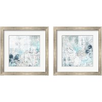 Framed Ocean Abstraction 2 Piece Framed Art Print Set