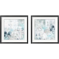 Framed 'Ocean Abstraction 2 Piece Framed Art Print Set' border=