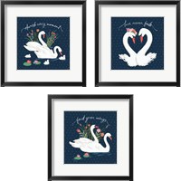 Framed Swan Lake 3 Piece Framed Art Print Set