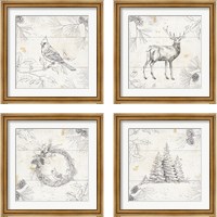 Framed Wild and Beautiful 4 Piece Framed Art Print Set