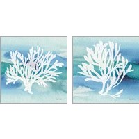 Framed Sea Life Coral 2 Piece Art Print Set
