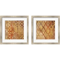 Framed 'Gilded Rocking Moroccan 2 Piece Framed Art Print Set' border=