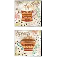 Framed Colorful Coffee 2 Piece Canvas Print Set