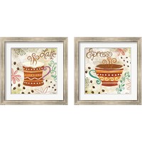 Framed Colorful Coffee 2 Piece Framed Art Print Set