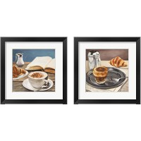Framed 'Morning Coffee 2 Piece Framed Art Print Set' border=