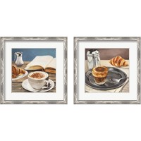 Framed 'Morning Coffee 2 Piece Framed Art Print Set' border=