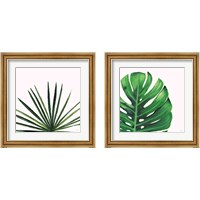 Framed 'Statement Palms 2 Piece Framed Art Print Set' border=