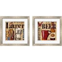 Framed 'Beer 2 Piece Framed Art Print Set' border=