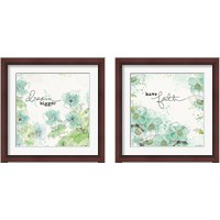 Framed 'Dream and Faith 2 Piece Framed Art Print Set' border=