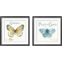 Framed My Greenhouse Butterflies 2 Piece Framed Art Print Set