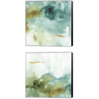 Framed 'My Greenhouse Abstract 2 Piece Canvas Print Set' border=