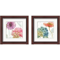 Framed Rainbow Seeds Flowers 2 Piece Framed Art Print Set