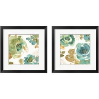 Framed 'My Greenhouse Roses 2 Piece Framed Art Print Set' border=